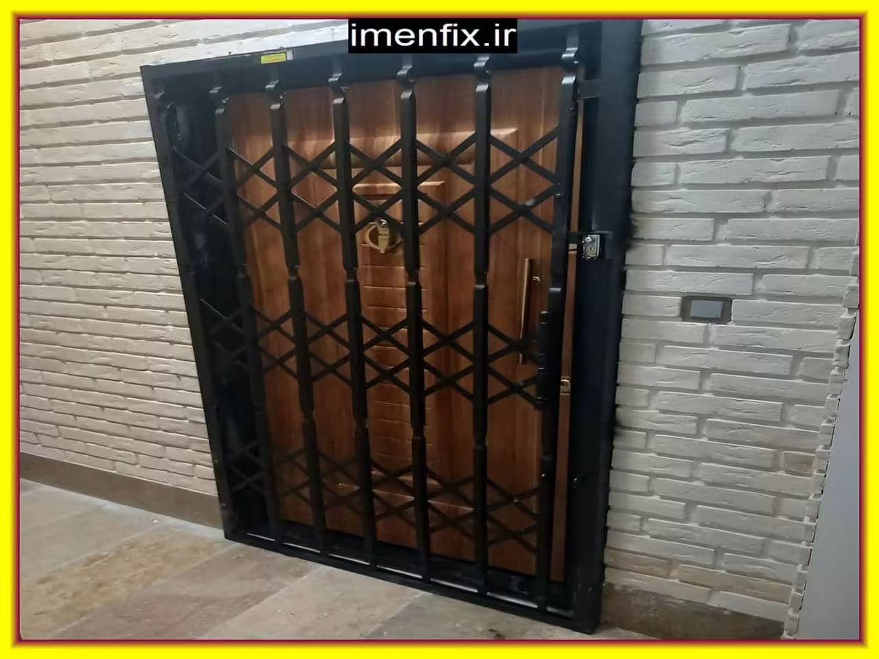 مدل 3 ردیف لوزی با پرچ مخفی حفاظ آکاردئونی مدل 3 ردیف لوزی با پرچ مخفی حفاظ آکاردئونی