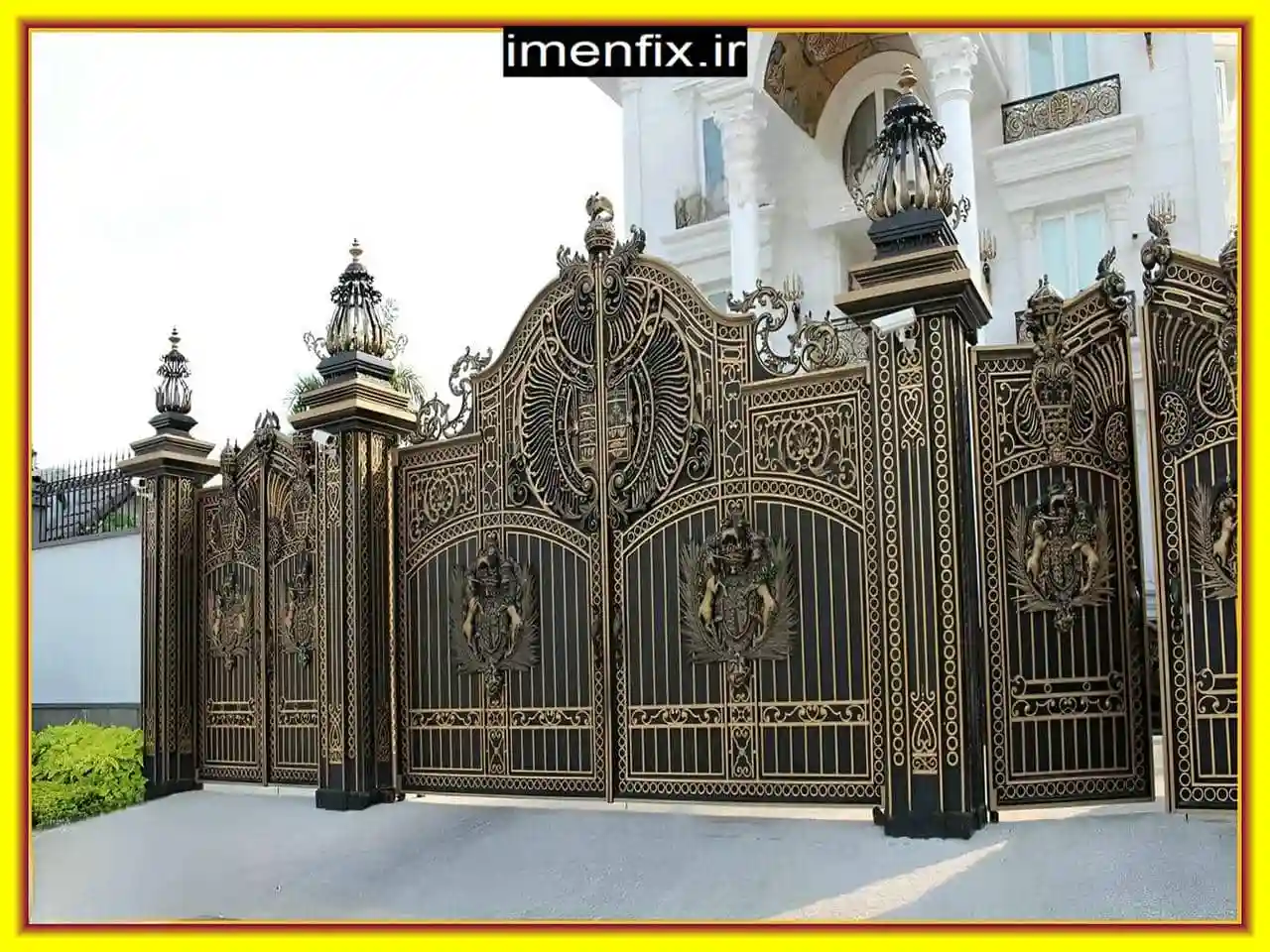 درب فرفورژه اشرافی مدل مدرن