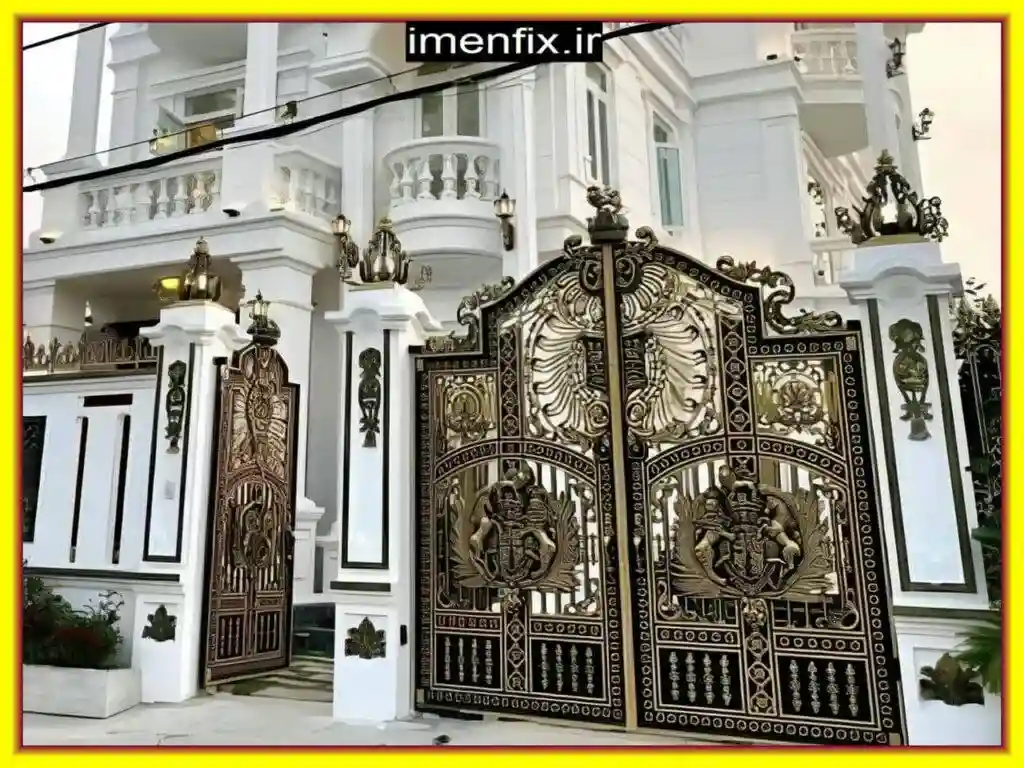 مدل های مختلف درب آهنی ورود به ساختمان