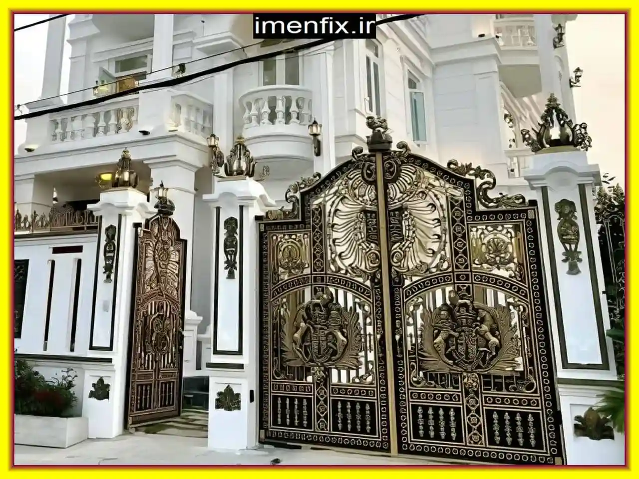 سنگ زنی درب فرفورژه