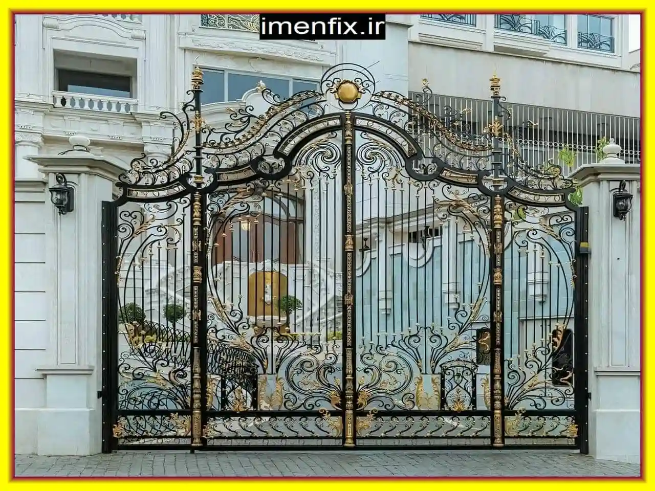 درب آهنی ویلایی ساختمان