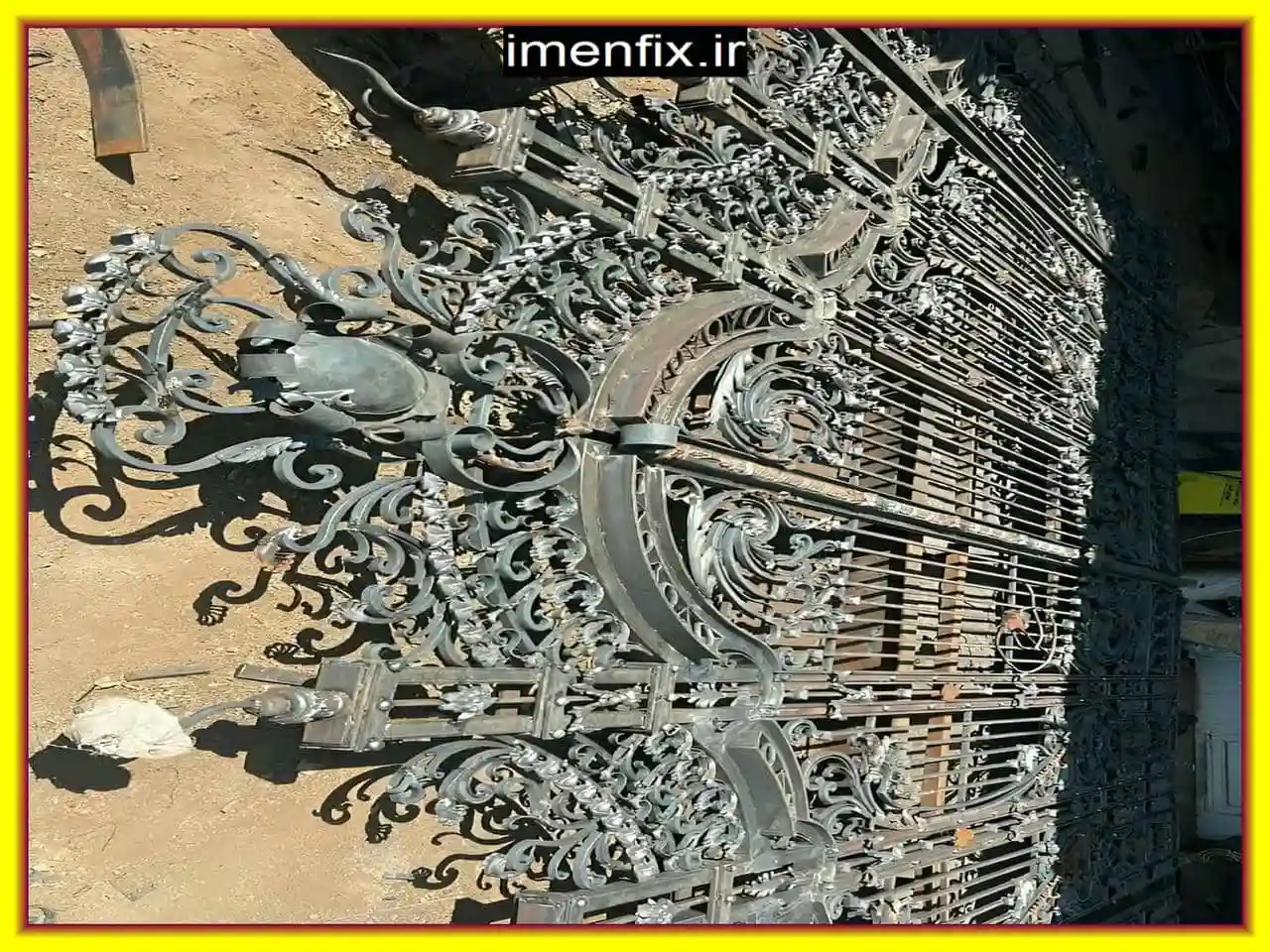 درب پارکینگی فرفورژه کلاسیک