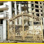 درب فلزی دولنگه ویلایی