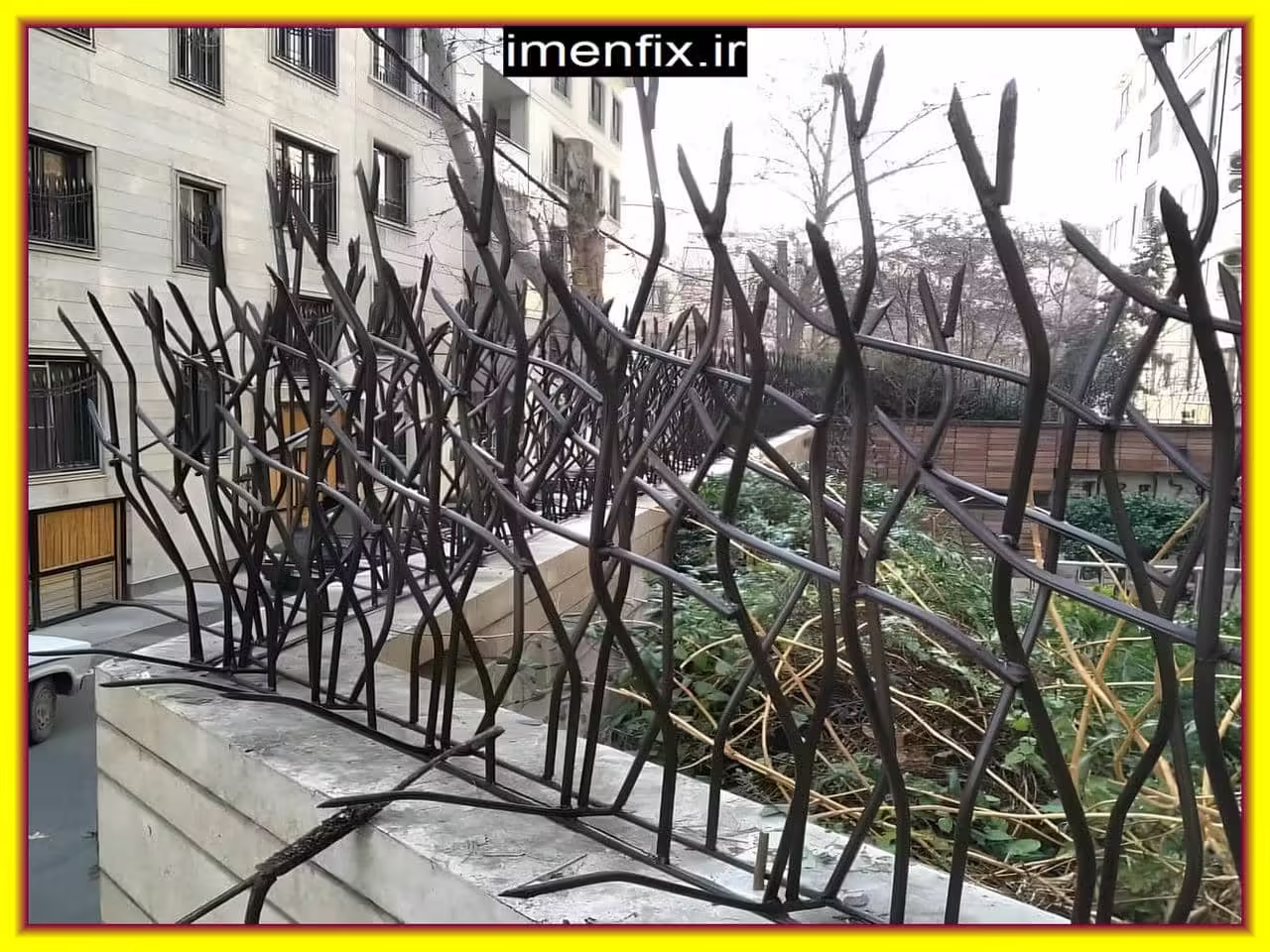 نحوه نصب شاخ گوزنی خاردار