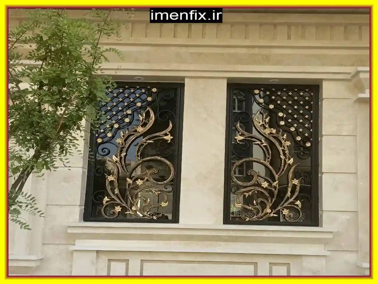 حفاظ فرفورژه و ساده برای پنجره ها