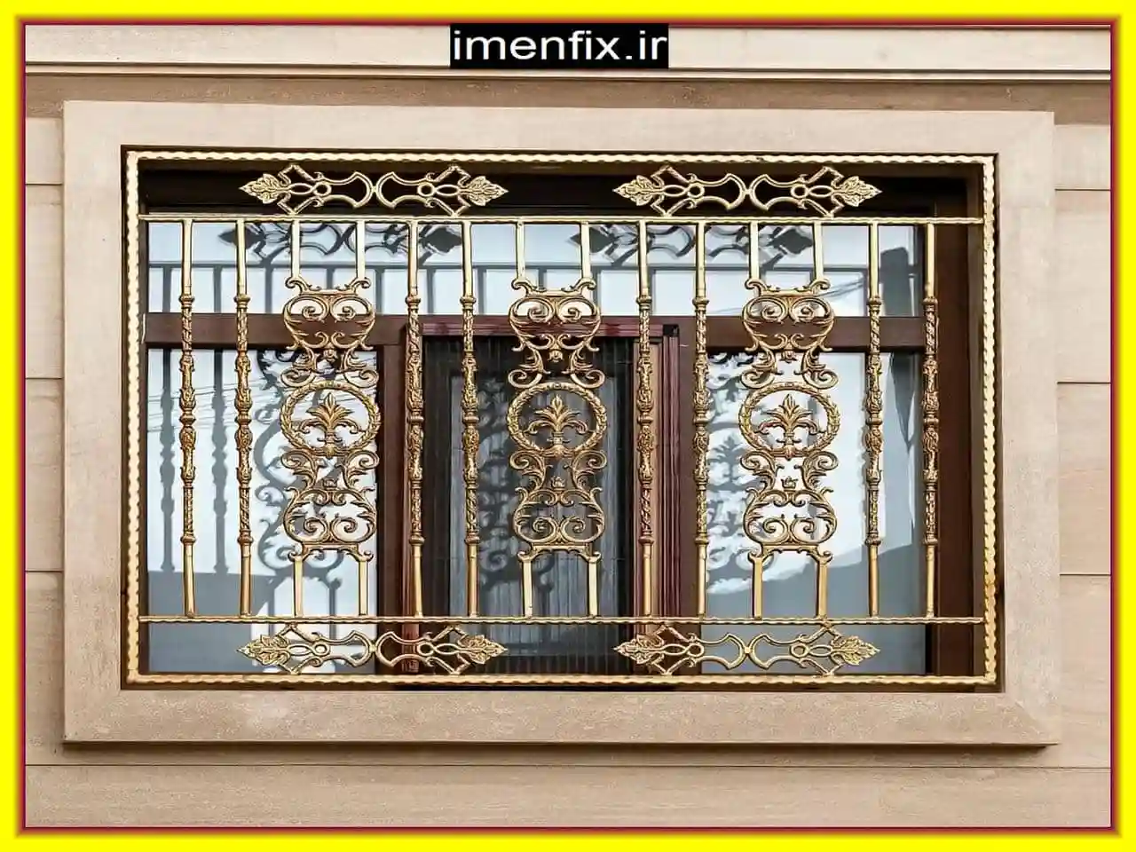 رنگ حفاظ پنجره قهوه ای سوخته رنگ حفاظ پنجره قهوه ای سوخته