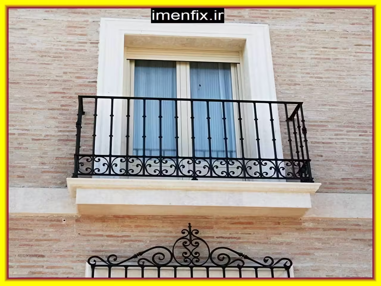 نرده فلزی تراس