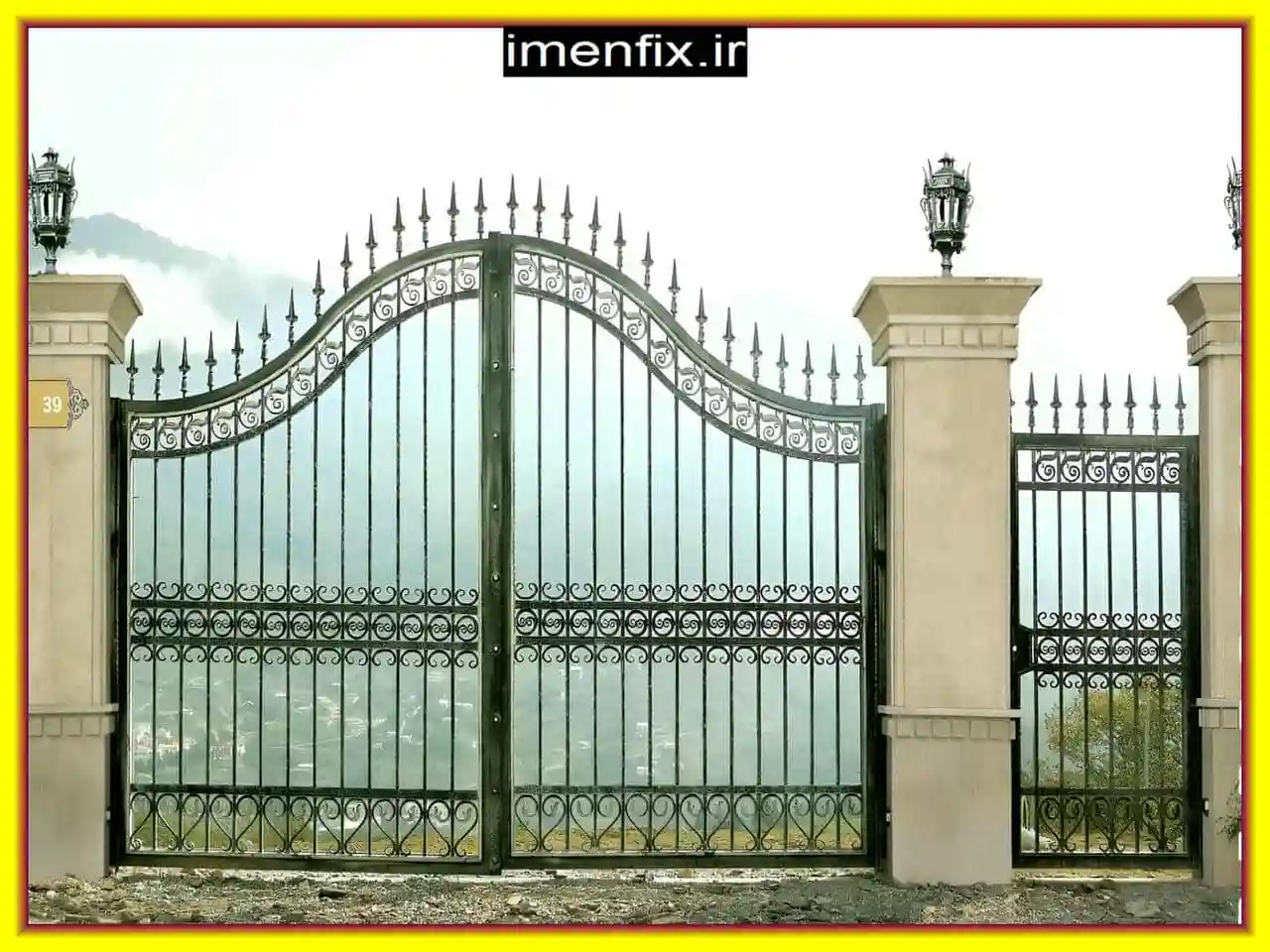 فرآیند تولید و نصب درب های حیاط و ویلایی فرآیند تولید و نصب درب های حیاط و ویلایی