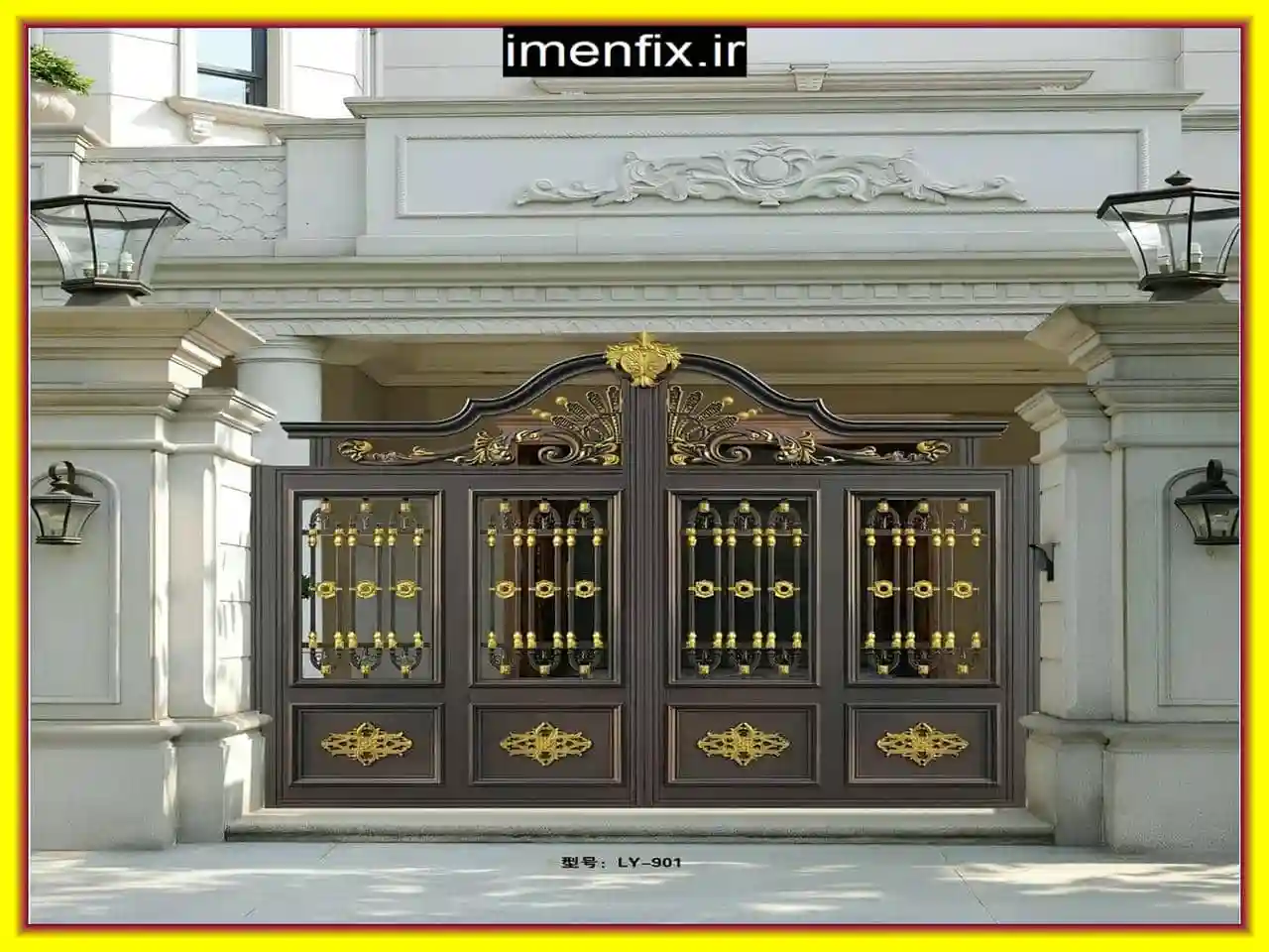 روش های رنگ آمیزی درب حیاط