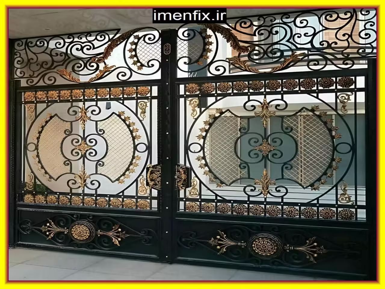 درب حیاط و پارکینگ در کارخانه ایمن فیکس درب حیاط و پارکینگ در کارخانه ایمن فیکس