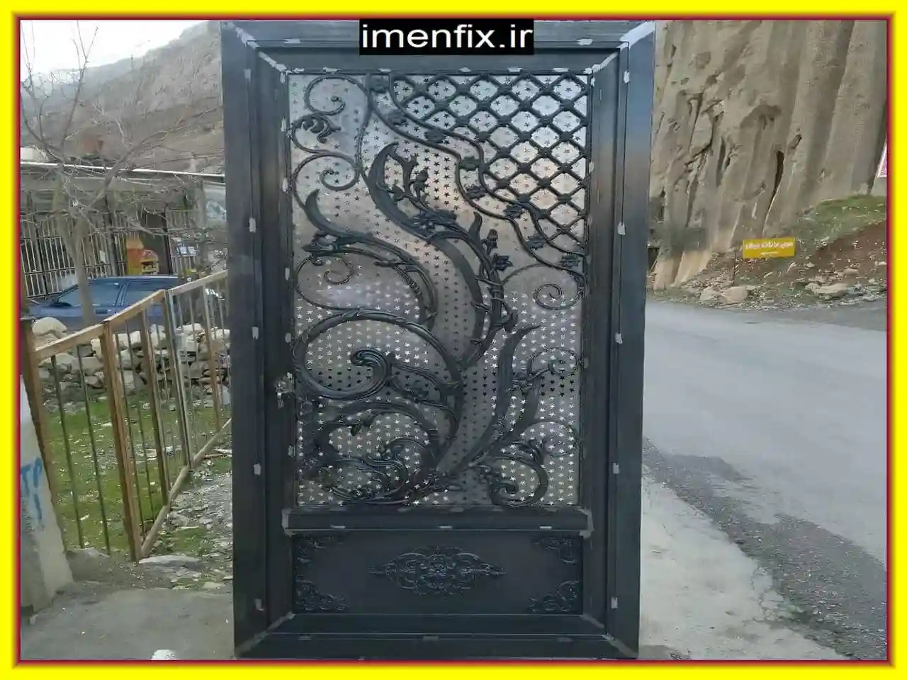 درب فلزی تک لنگه