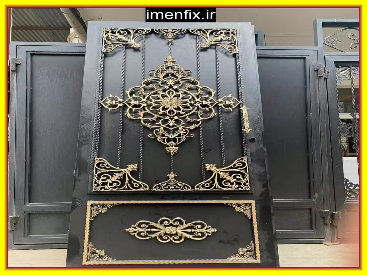 درب های تک لنگه و دولنگه برای پارکینگ شمالی