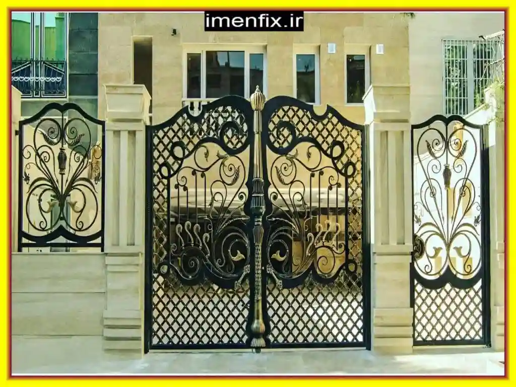 درب ویلایی یک و نیم لنگه درب ویلایی یک و نیم لنگه