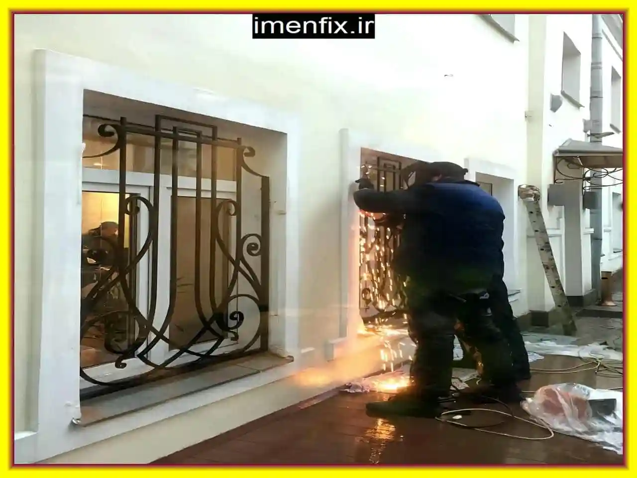 حفاظ پنجره فرفورژه دوجداره حفاظ پنجره فرفورژه دوجداره