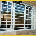 حفاظ پنجره نرده ای آهنی ساده