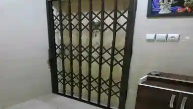 درب ضد سرقت یا حفاظ آکاردئونی