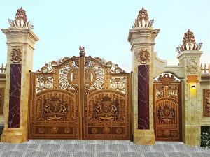 انواع درب حیاط ویلایی