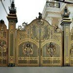 درب آهنی ماشین رو فرفورژه