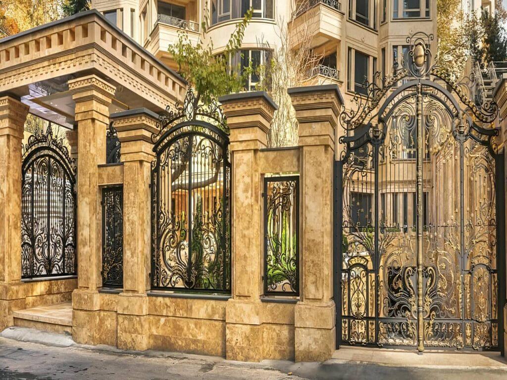 درب پارکینگ فلزی