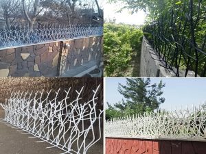 حفاظ دور دیوار حیاط جدید