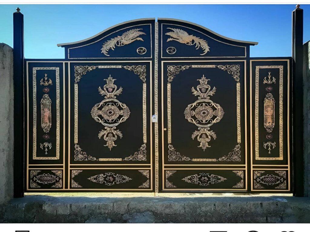 درب آهنی دو لنگه