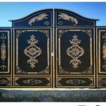 درب آهنی دو لنگه