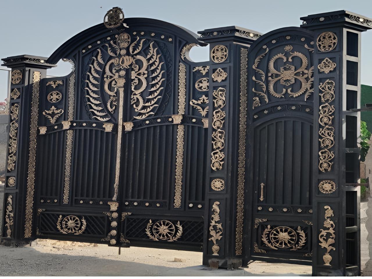 عکس مدل های جدید درب باغ ویلایی