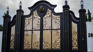 درب پارکینگ شمالی ساختمان