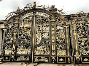 درب حیاط شیک مدرن و مقاوم
