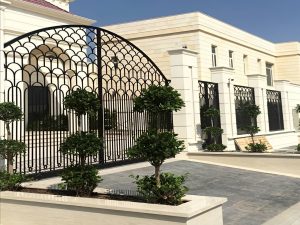 نقشه ساخت و طراحی درب حیاط