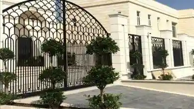 نقشه ساخت و طراحی درب حیاط
