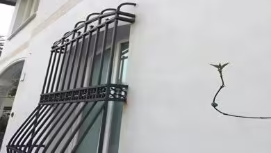 سفارش حفاظ پنجره با جای گلدان