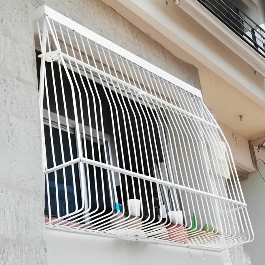 حفاظ پنجره مدل سبدی ارکیده با جاگلدانی