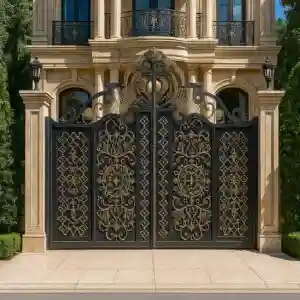 درب مدل میخک با طراحی هنری