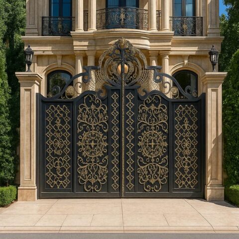 درب مدل میخک با طراحی هنری