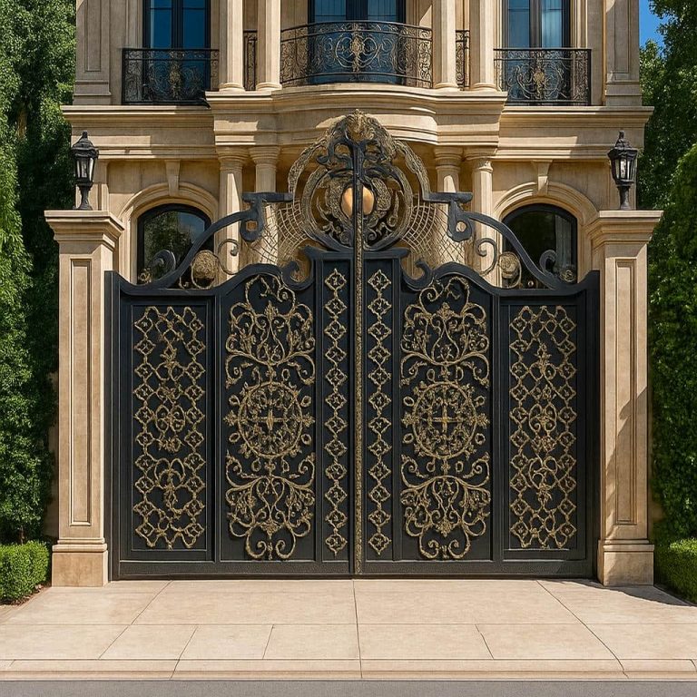 درب مدل میخک با طراحی هنری