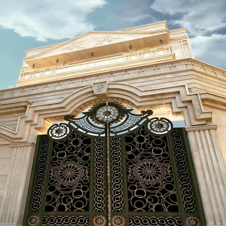 خرید درب فلزی حیاط ویلایی مستقیم از کارخانه