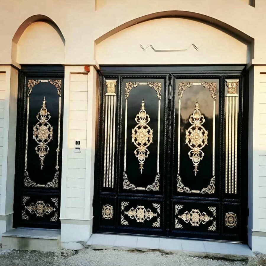 خرید درب حیاط آهنی مستقیم از کارخانه