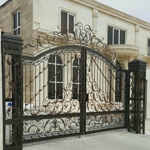 درب حیاط لاکچری فلزی
