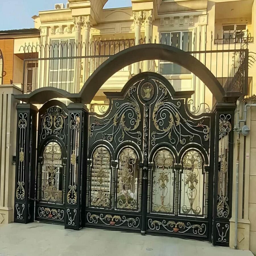 فروش درب حیاط ساده و شیک سفارشی