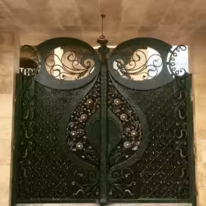 خرید درب فرفورژه فلزی لوکس مقاوم خرید درب فرفورژه فلزی لوکس مقاوم