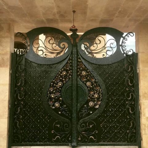 خرید درب فرفورژه فلزی لوکس مقاوم