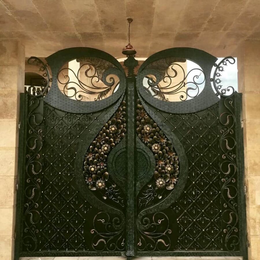 خرید درب فرفورژه فلزی لوکس مقاوم