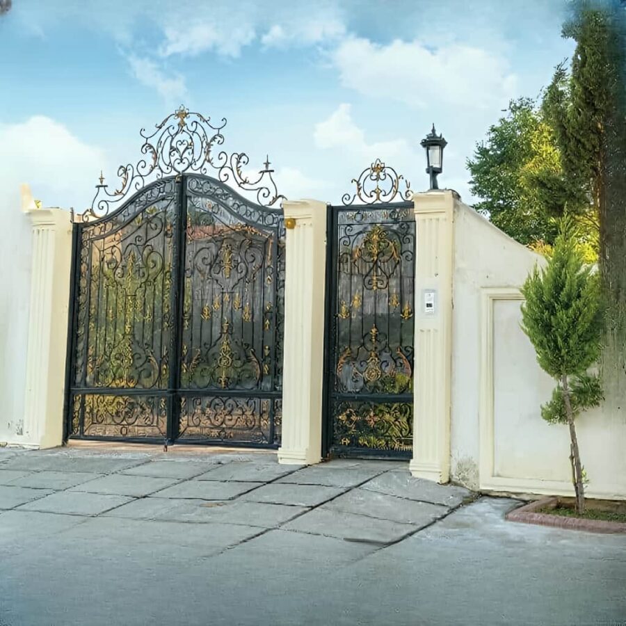 درب غنچه با پوشش رنگ پودری