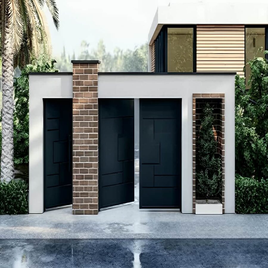 خرید درب مدرن دیلایت مستطیل از کارخانه