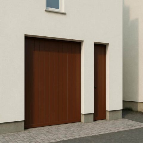 درب مدرن کیت کت عمودی با طراحی مینیمال
