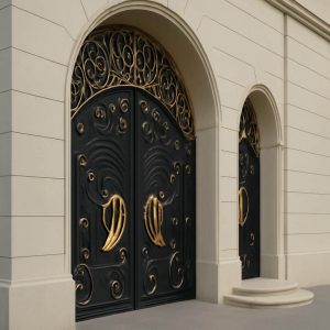 درب پروانه با طراحی طبیعت گرا