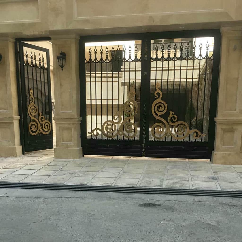 کارخانه درب حیاط ویلایی ورق فولادی در سیرجان
