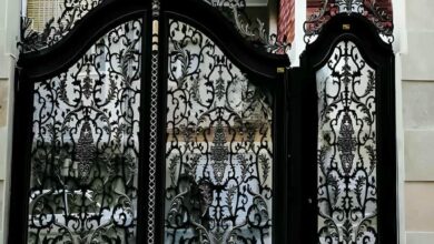 درب حیاط ویلایی در کمال شهر