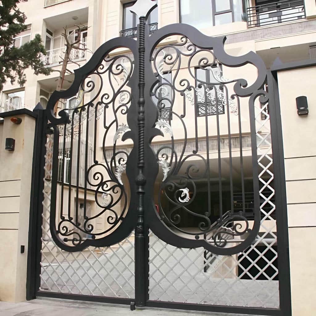 فروش درب حیاط ویلایی پروفیل سنگین در تبریز